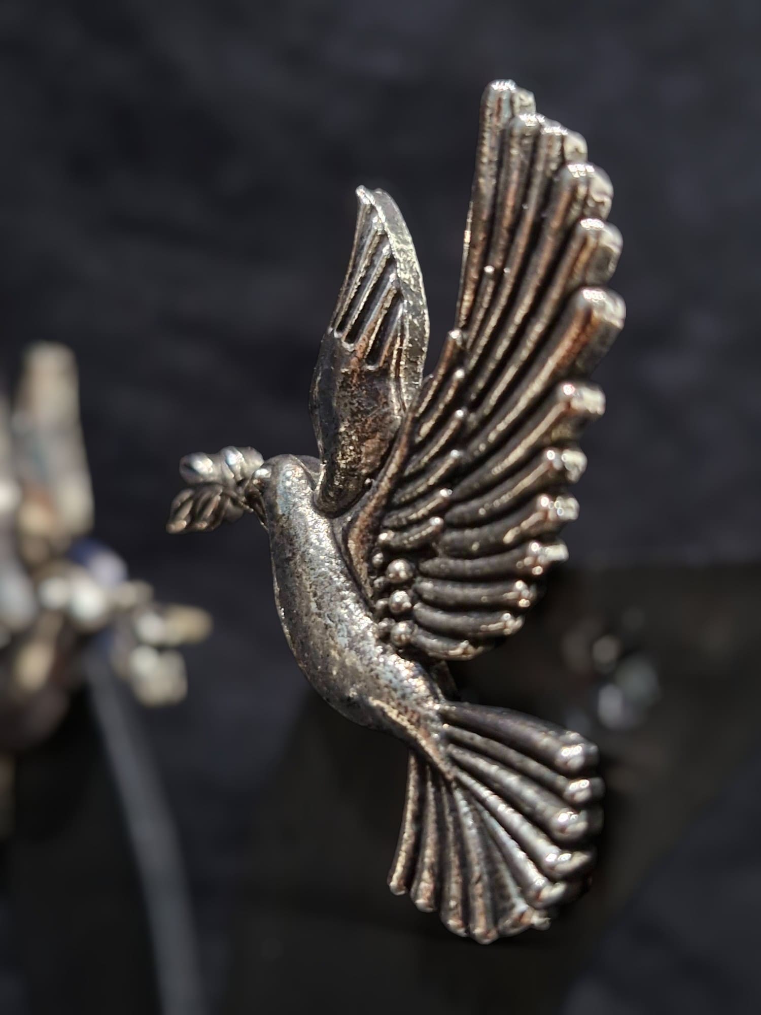 Traditional Pooja Bird Earrings Style