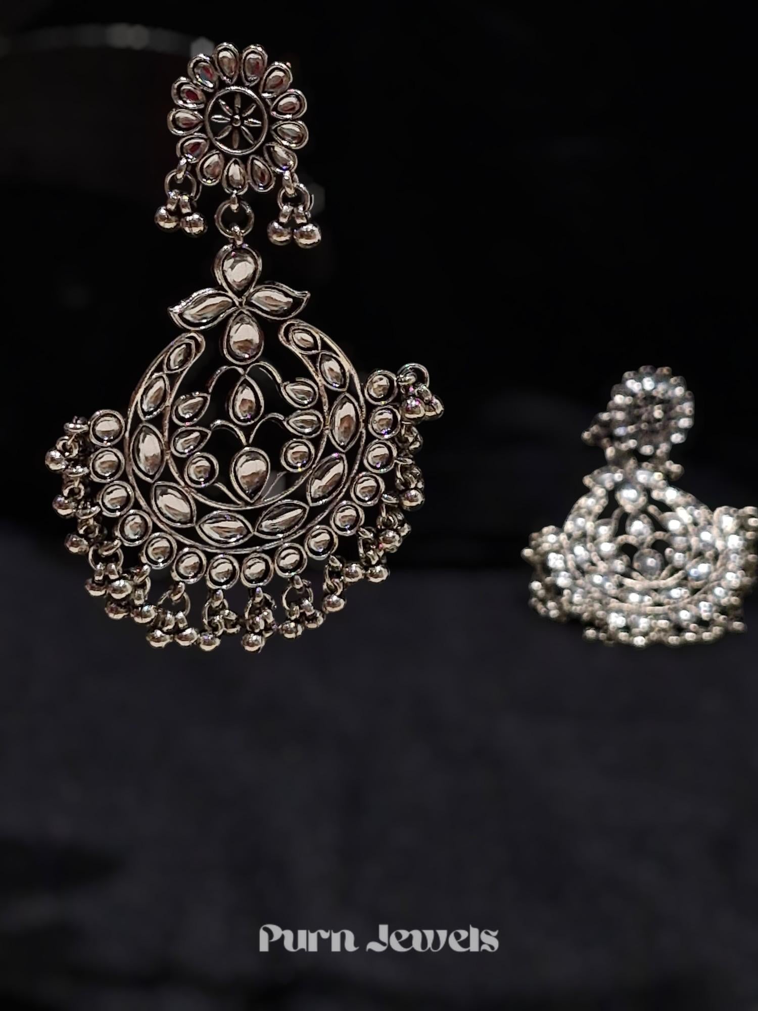 Elegant Mishka Kundan Jumka Design