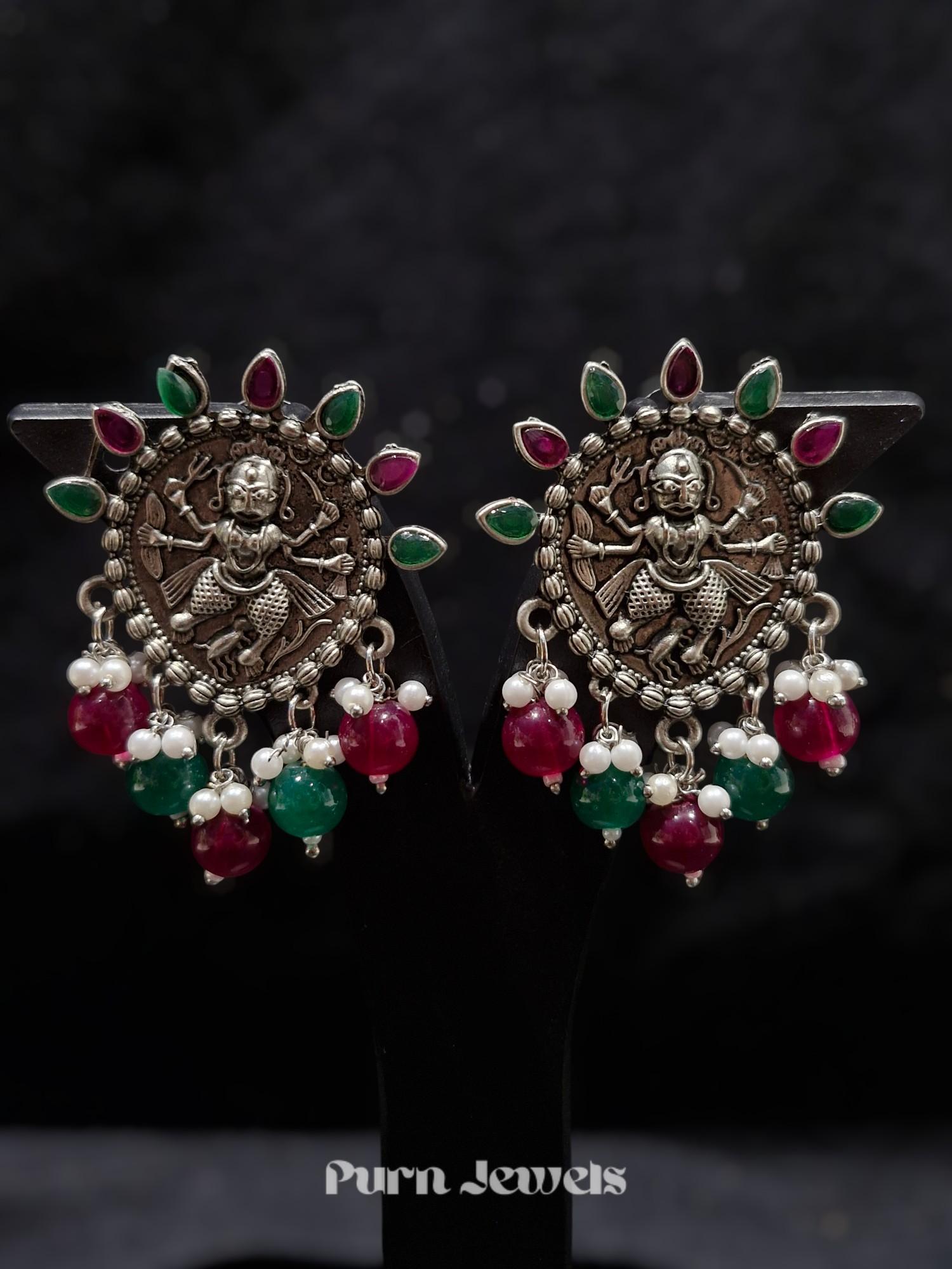 Bhavani Ruby Oxidised Jewellery