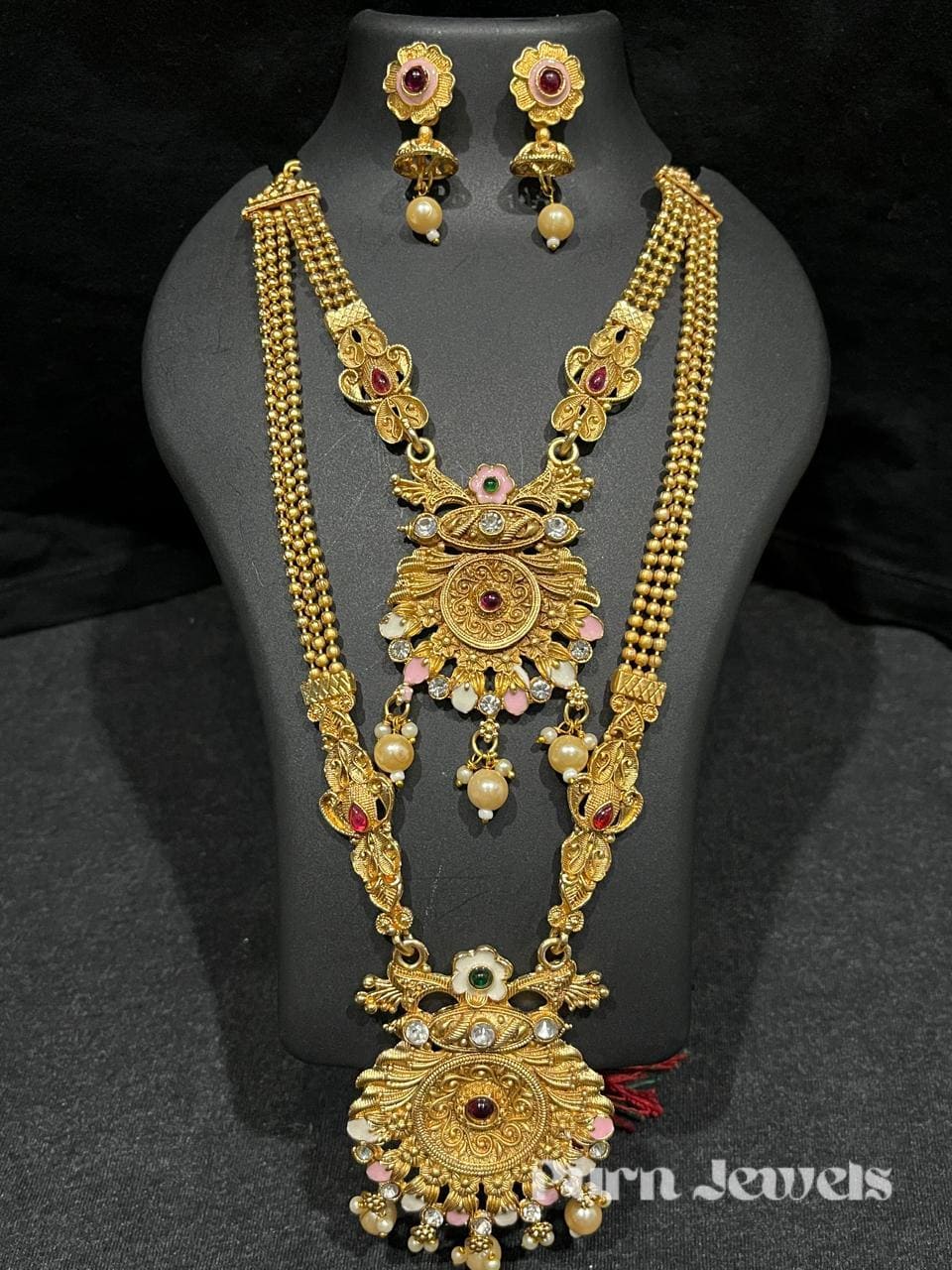 Ojasvi Rajwadi Double Layer Set